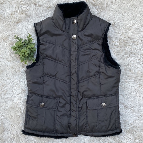 πHPπ KC Collections Reversible Vest π Gray & Black - Picture 3 of 16